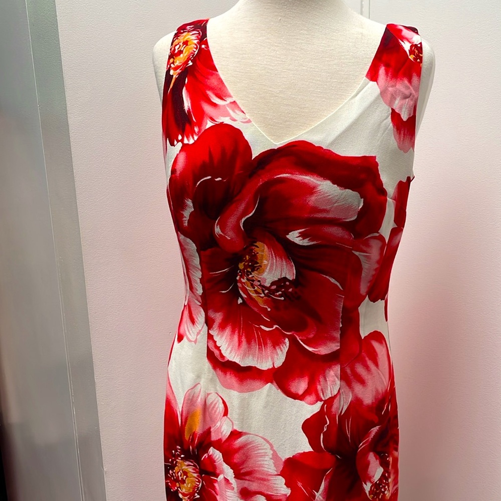 MICA FLORAL SLEEVELESS DRESS